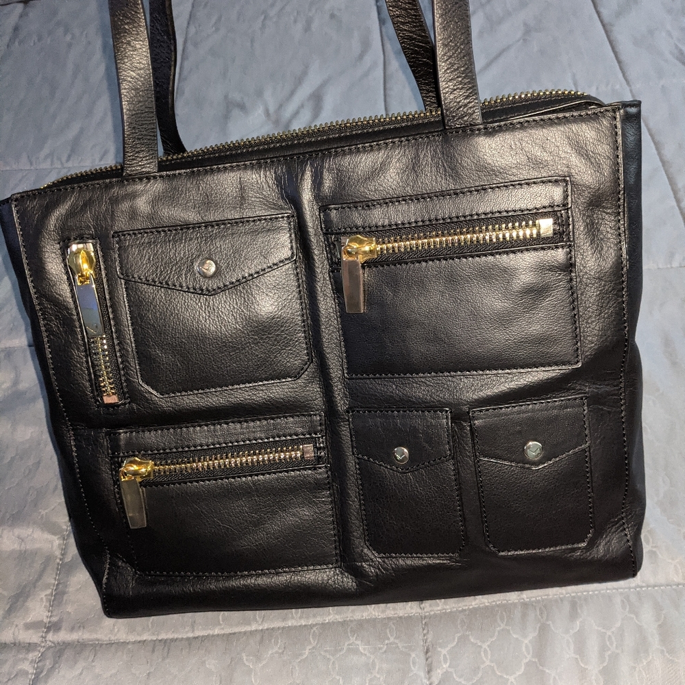 NWOT Via Spiga Leather Tote